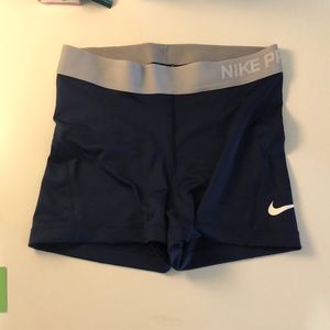 Nike Shorts - Navy Blue Nike Pros Nike Shorts - Navy Blue Nike Pros